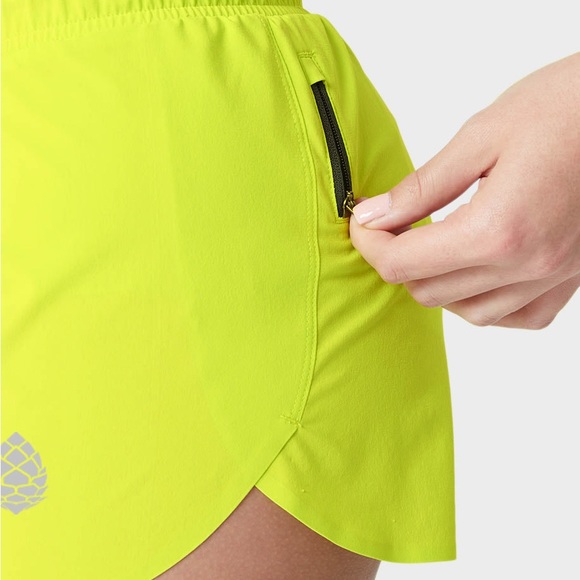 Stio Terral  Running Shorts, neon, size L, NWOT - Picture 4 of 7